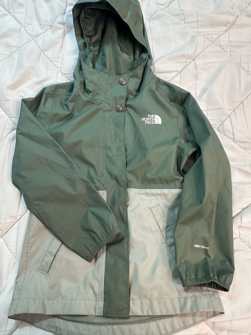 🌧️ The North Face Girls Antora Rain Jacket - Size XS (6) 🌧️